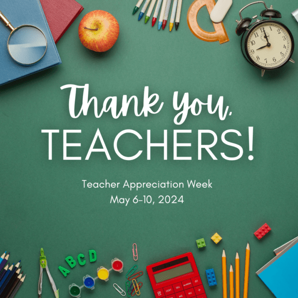 Teacher Appreciation Week May 610, 2024 Holistic Health Associates